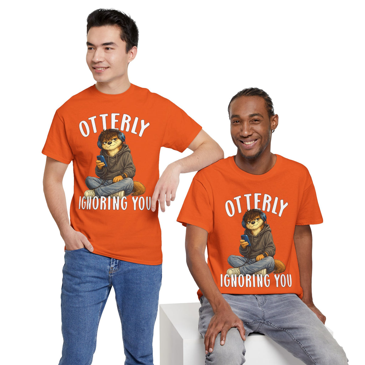 "Otterly Ignoring You" Teen Boy Tee - Otter Series