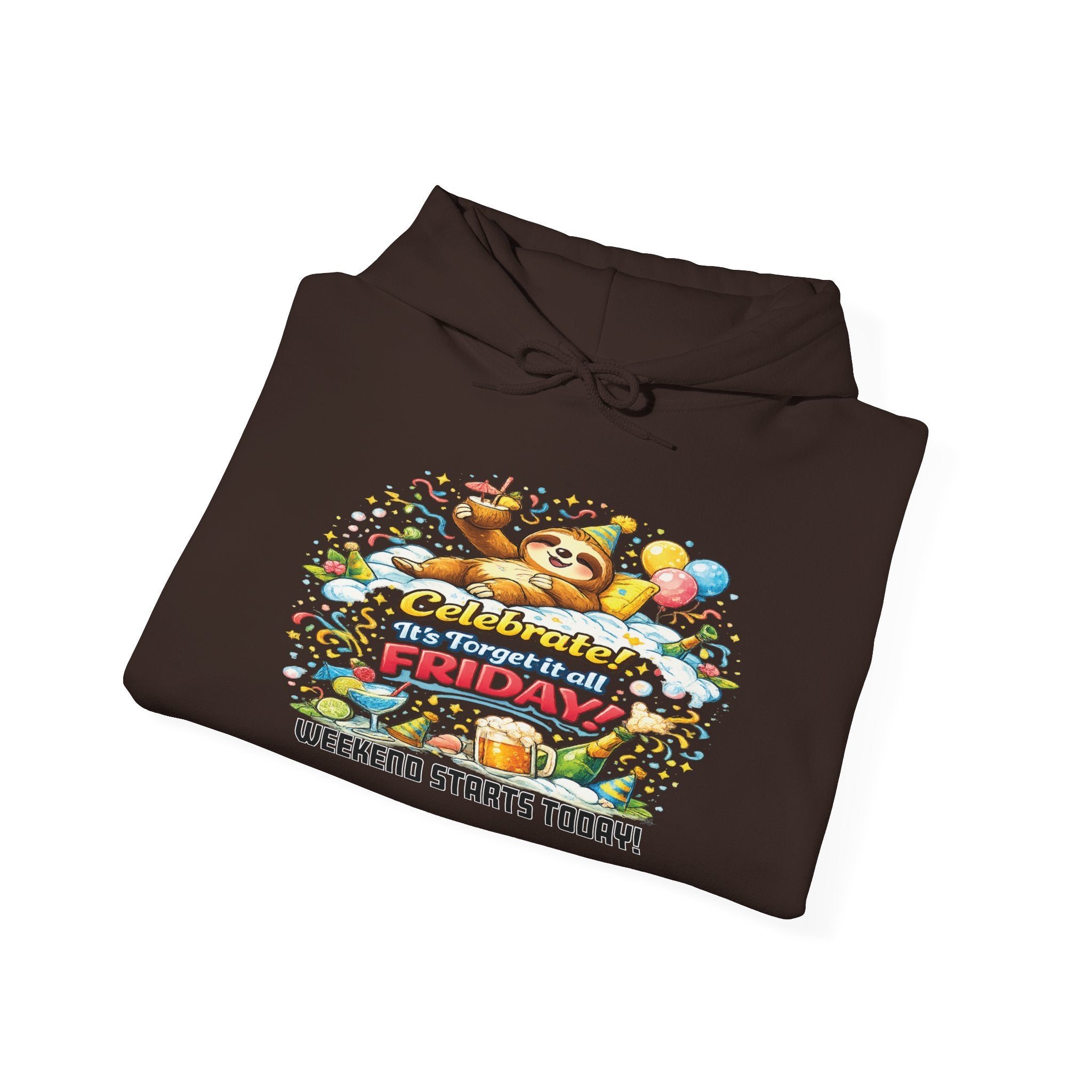 Friday - Procrastination Sloth Series Hoodie