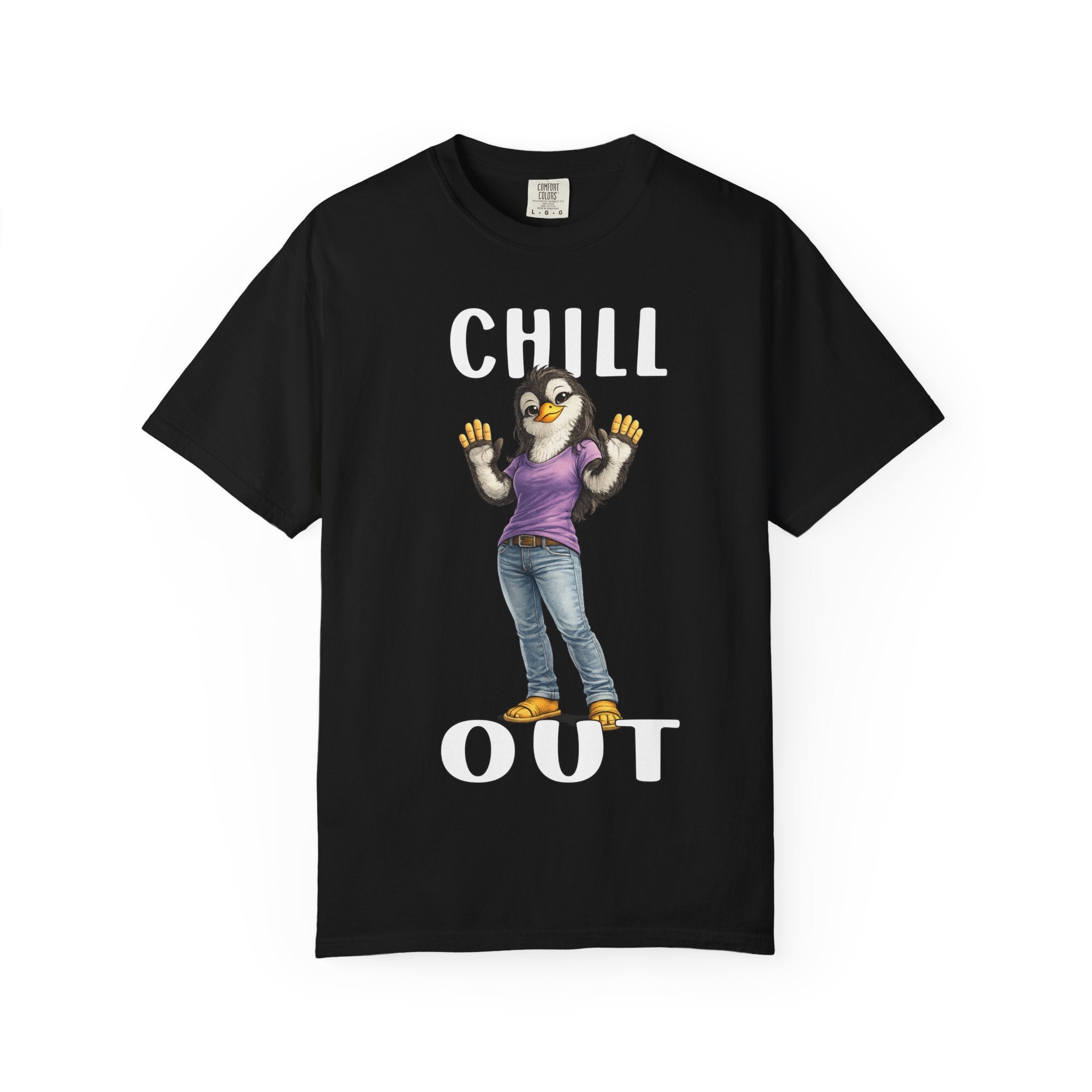 Chill Out Girl T-shirt - Penguin Series
