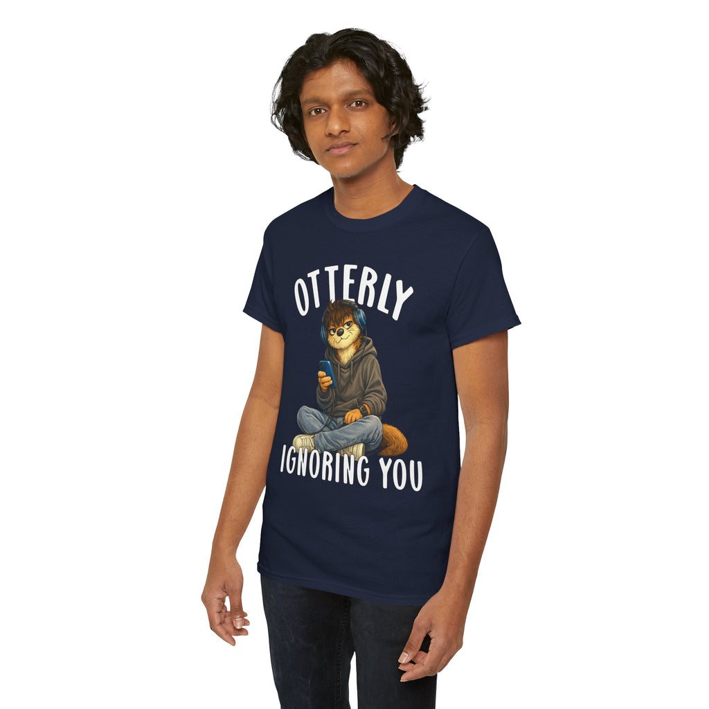 "Otterly Ignoring You" Teen Boy Tee - Otter Series