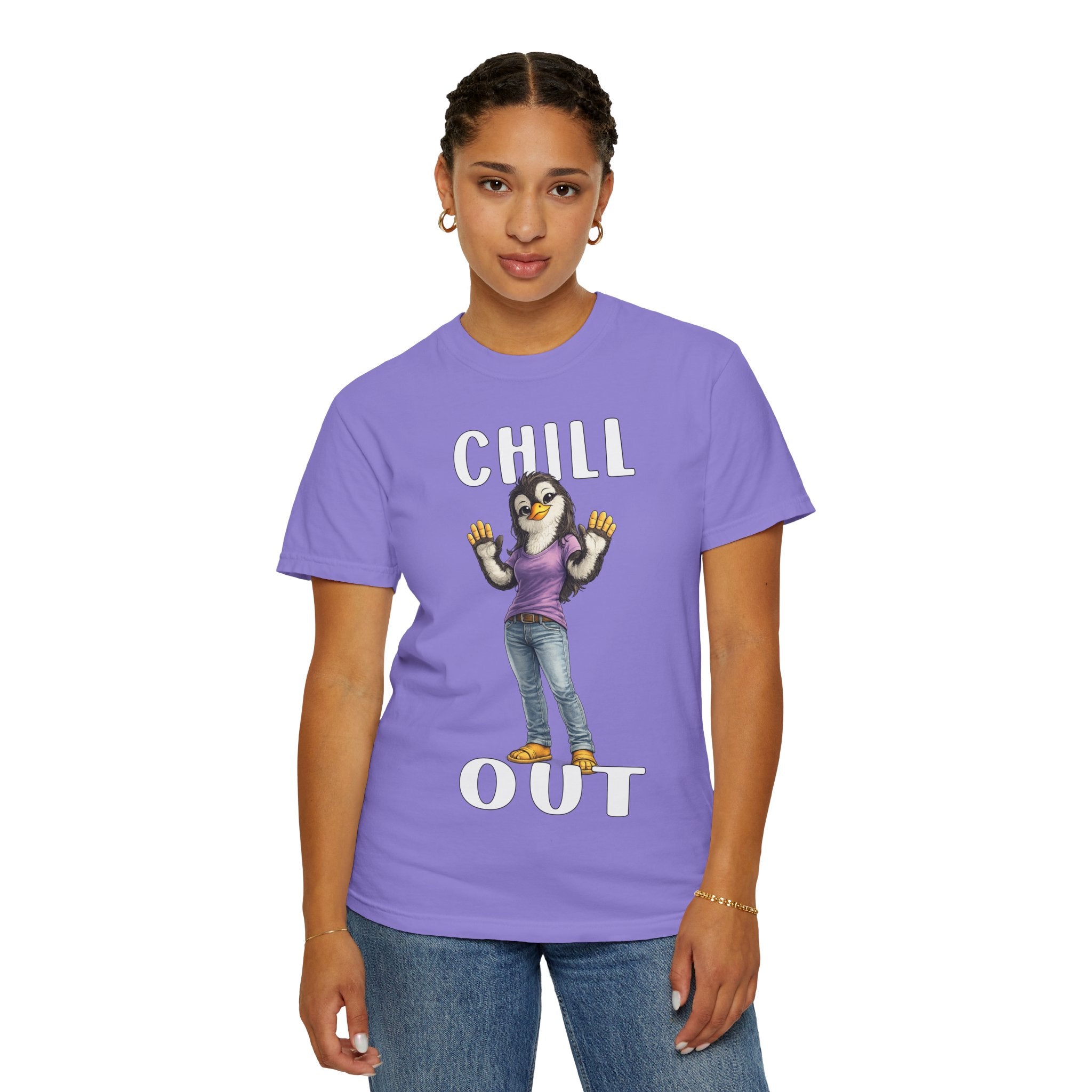 Chill Out Girl T-shirt - Penguin Series