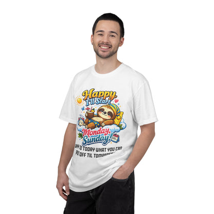 Sunday - Procrastination Sloth Series T-shirt