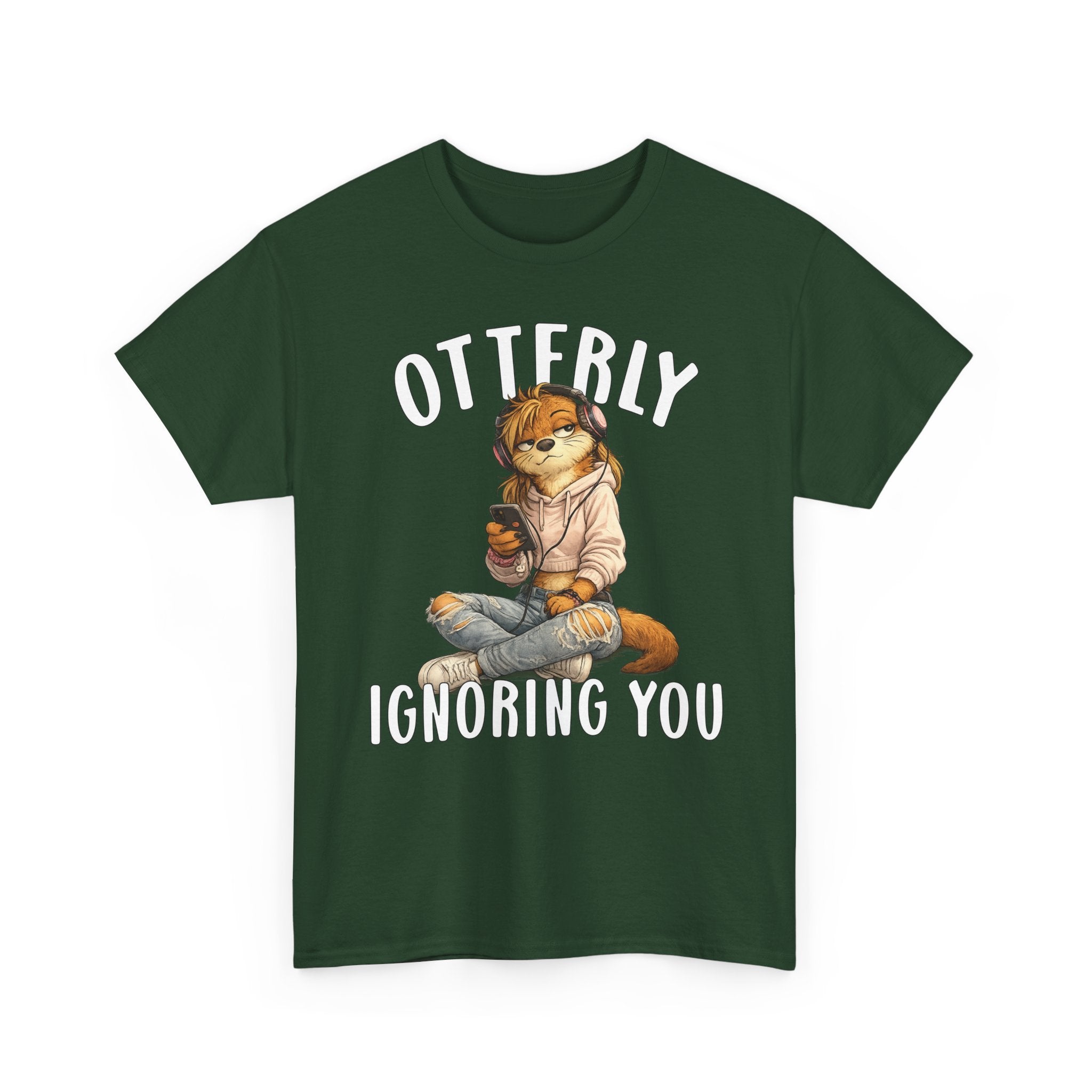 "Otterly Ignoring You" TeenGirl Tee - Otter Series
