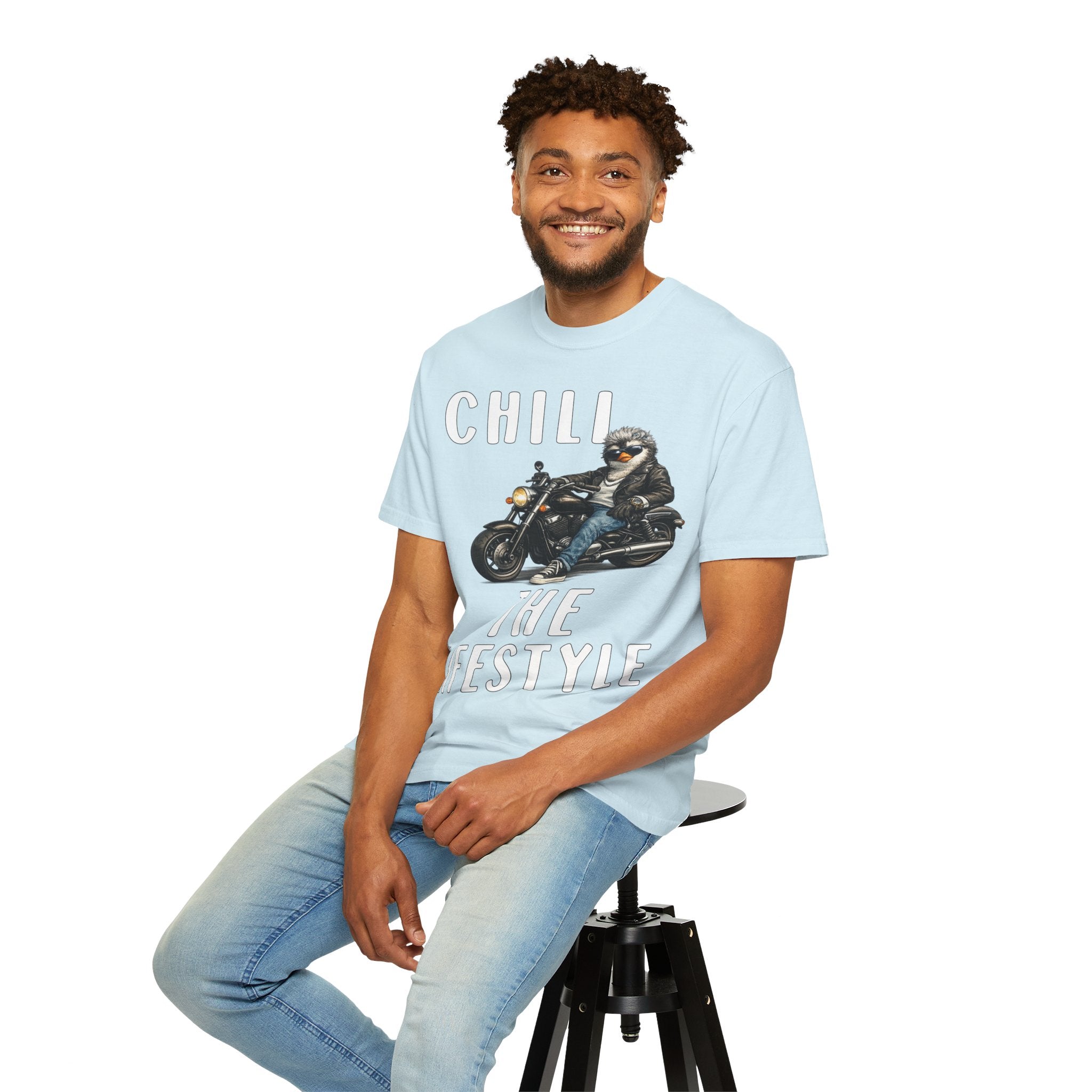 Chill The Lifestyle Grandpa T-shirt -  Penguin Series