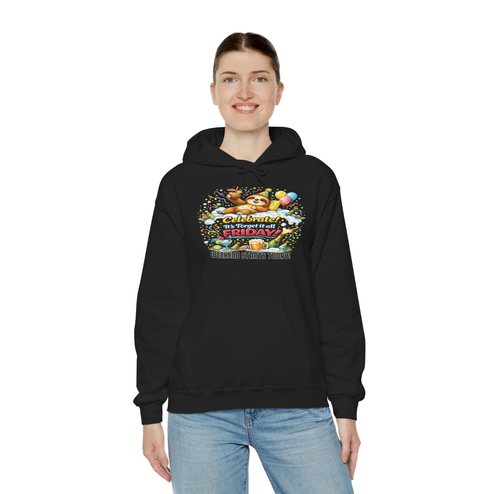 Friday - Procrastination Sloth Series Hoodie
