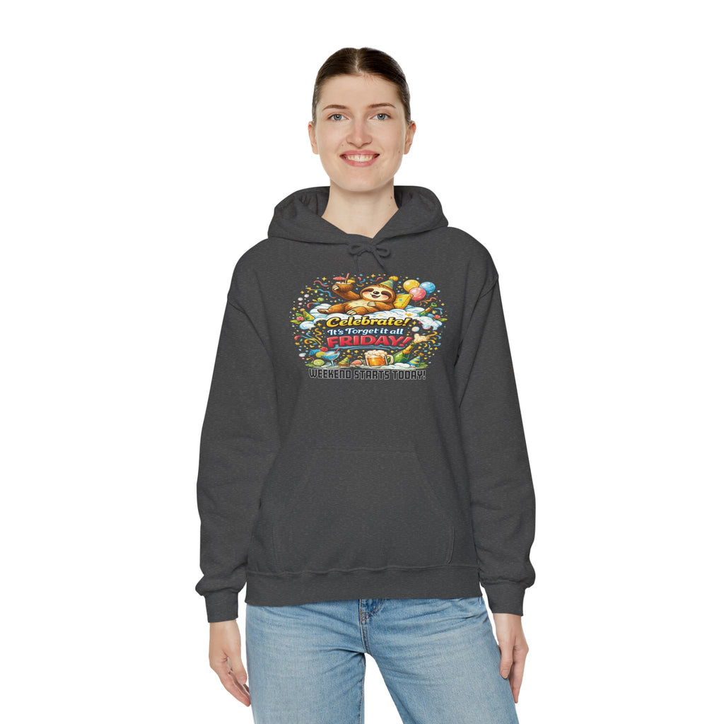 Friday - Procrastination Sloth Series Hoodie