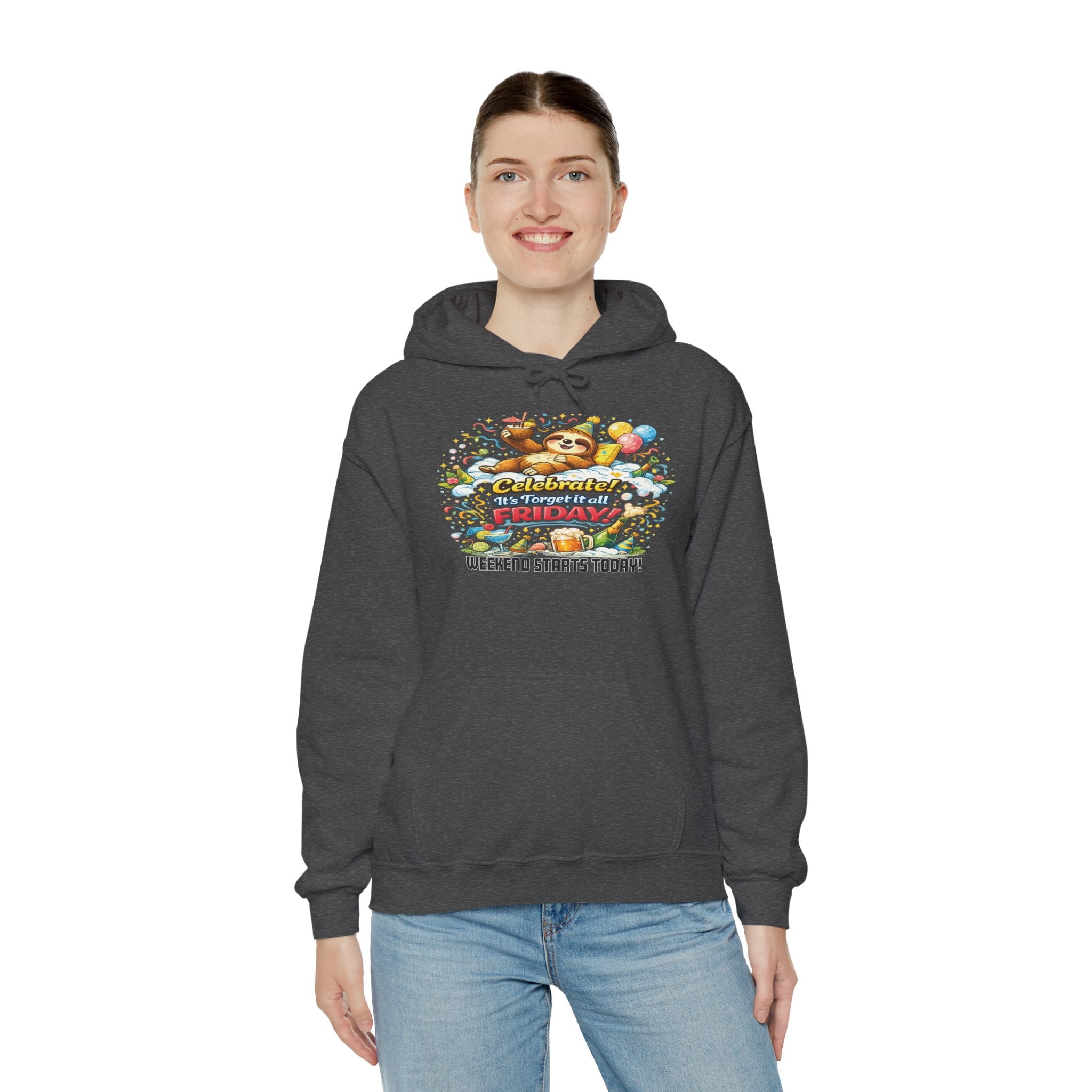 Friday - Procrastination Sloth Series Hoodie