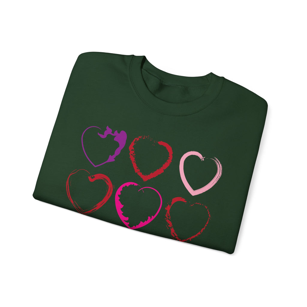 Nine Hearts Valentine's Day Sweatshirt