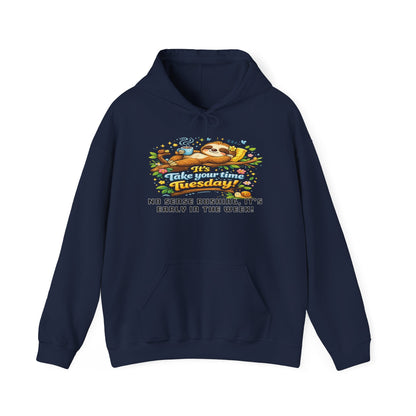 Tuesday - Procrastination Sloth Series Hoodie
