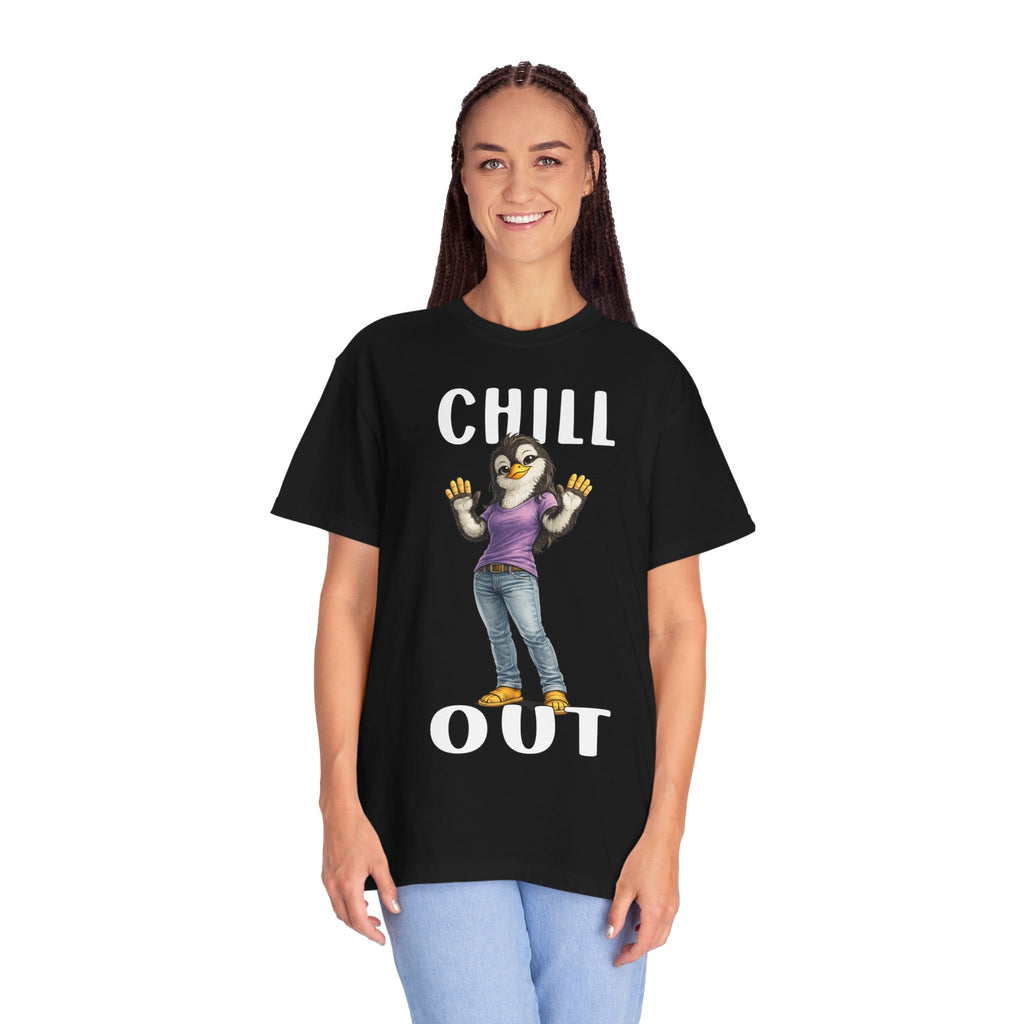 Chill Out Girl T-shirt - Penguin Series