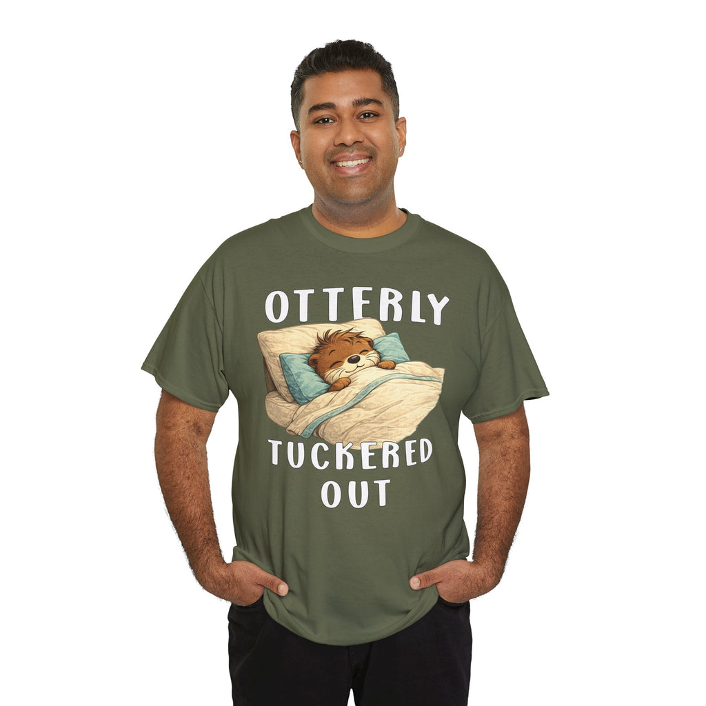 "Otterly Tuckered Out" Tee - Otter Series