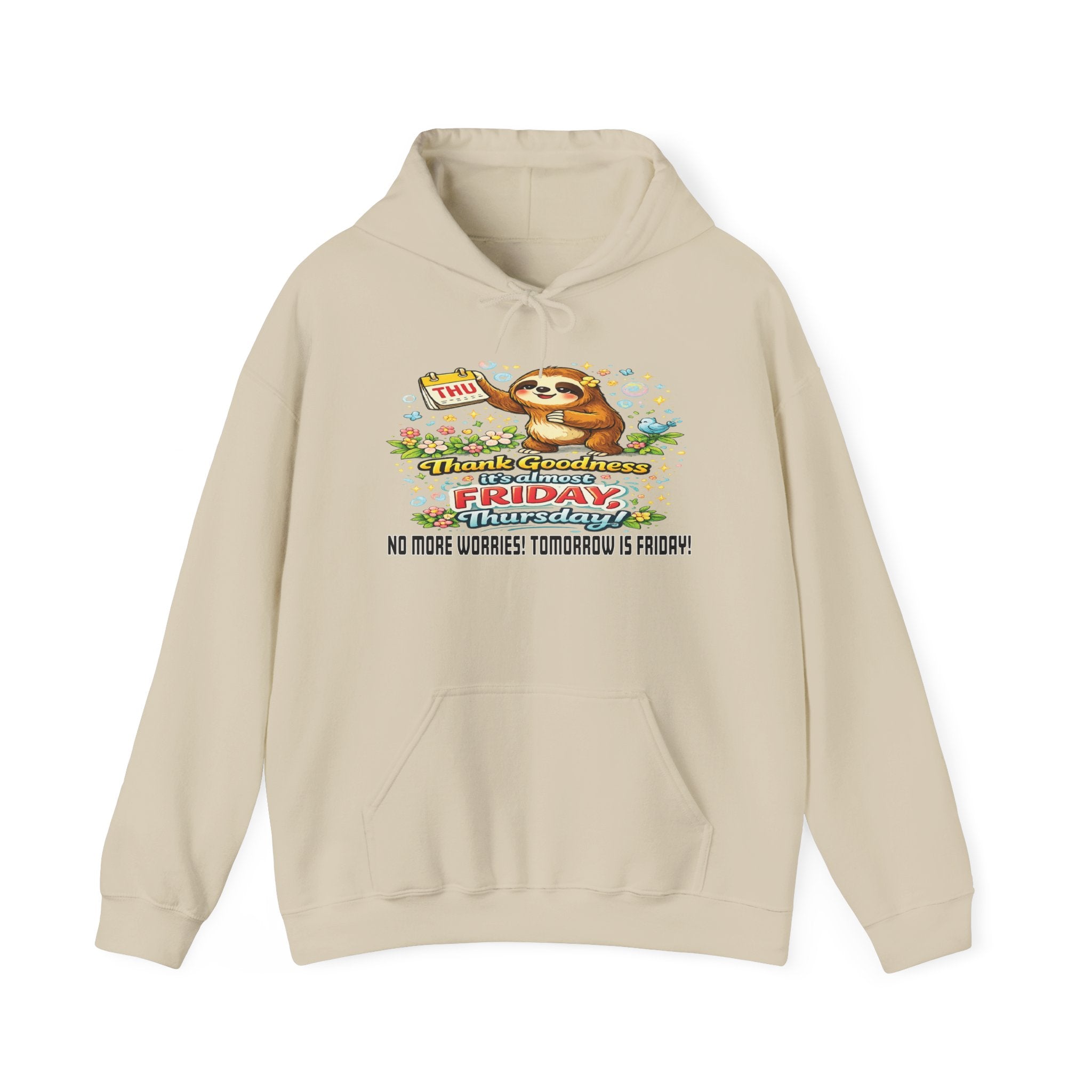 Thursday - Procrastination Sloth Series Hoodie