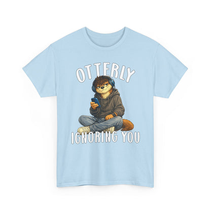 "Otterly Ignoring You" Teen Boy Tee - Otter Series