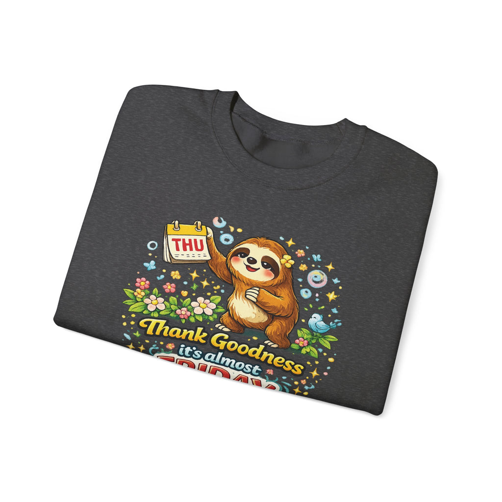 Thursday - Procrastination Sloth Series Sweatshirt