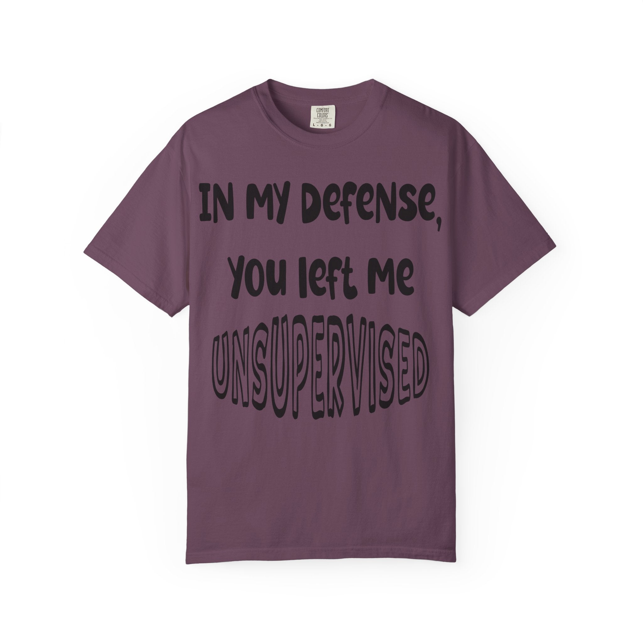 In My Defense I Was Left Unsupervised T-shirt