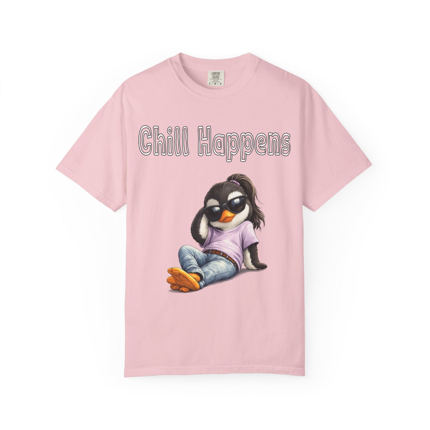"Chill Happens" T-shirt Penguin Series