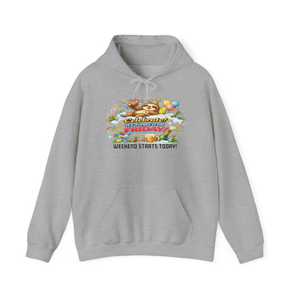 Friday - Procrastination Sloth Series Hoodie