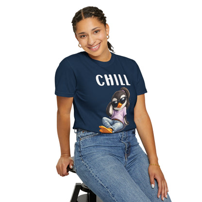 Chill Happens Girl T-shirt - Penguin Series