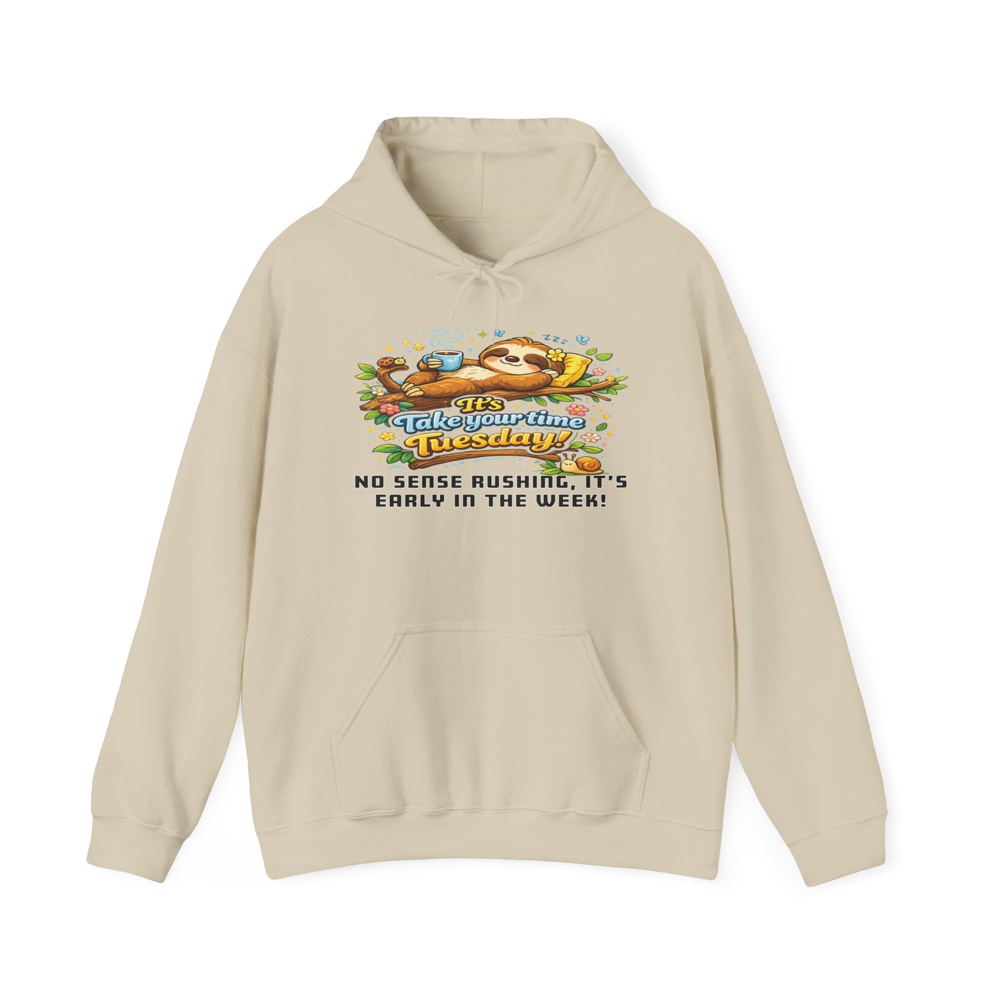 Tuesday - Procrastination Sloth Series Hoodie