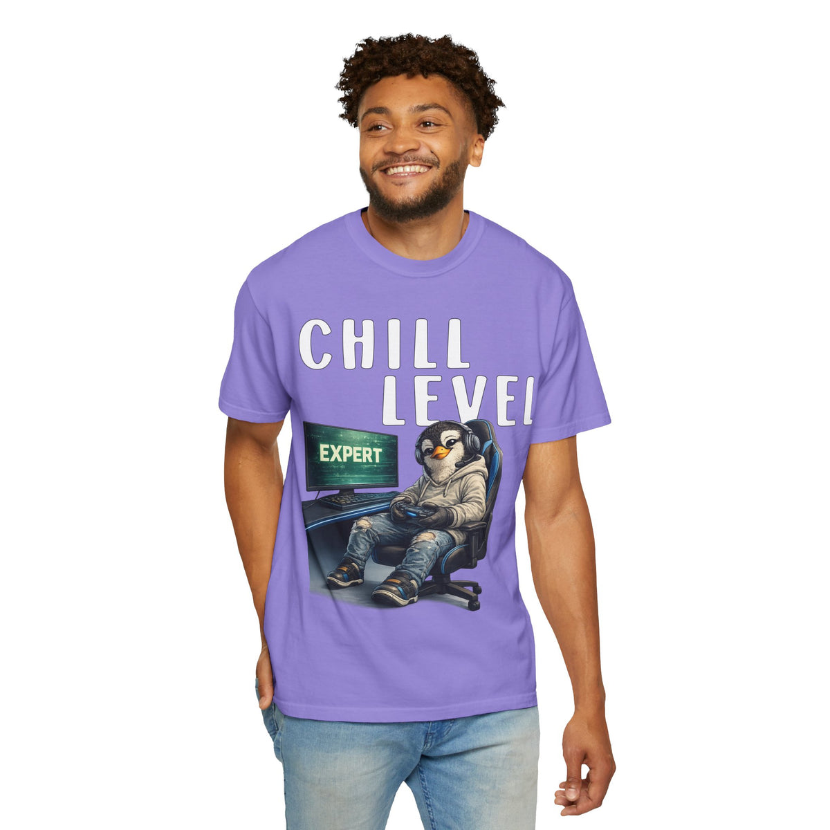 Chill Level Expert Boy T-shirt - Penguin Series
