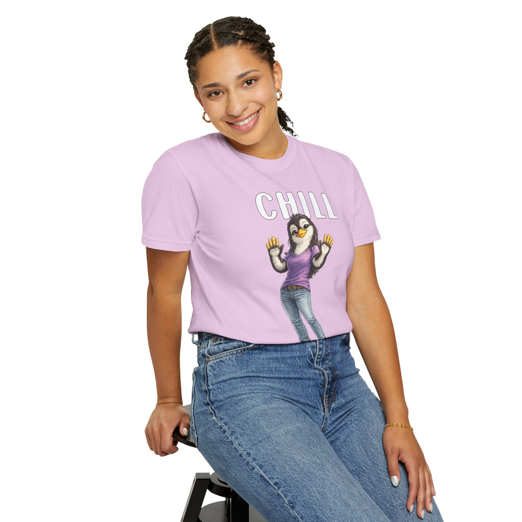 Chill Out Girl T-shirt - Penguin Series