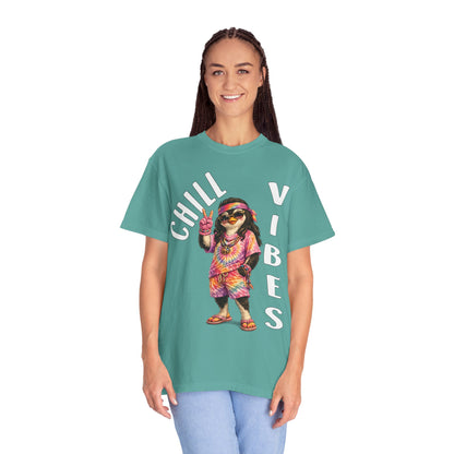 Chill Vibes Girl T-shirt - Penguin Series
