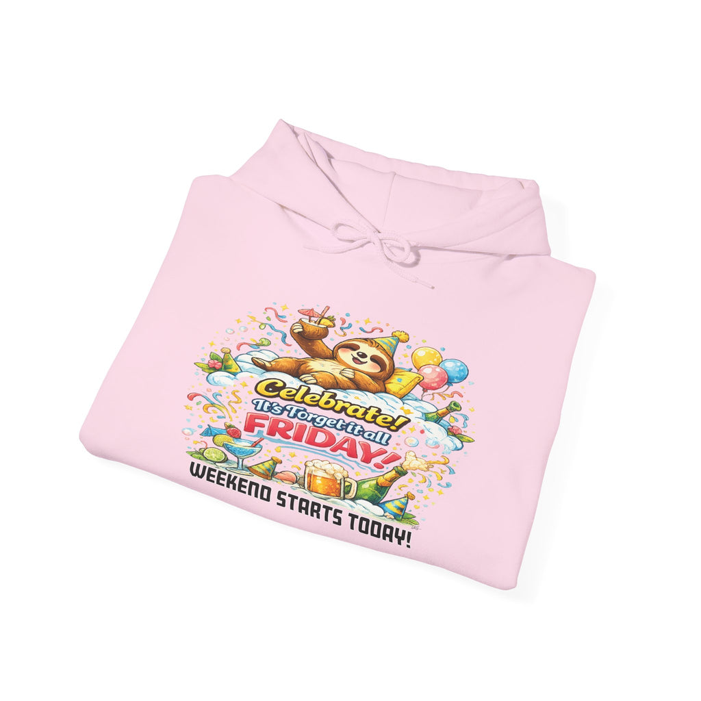 Friday - Procrastination Sloth Series Hoodie