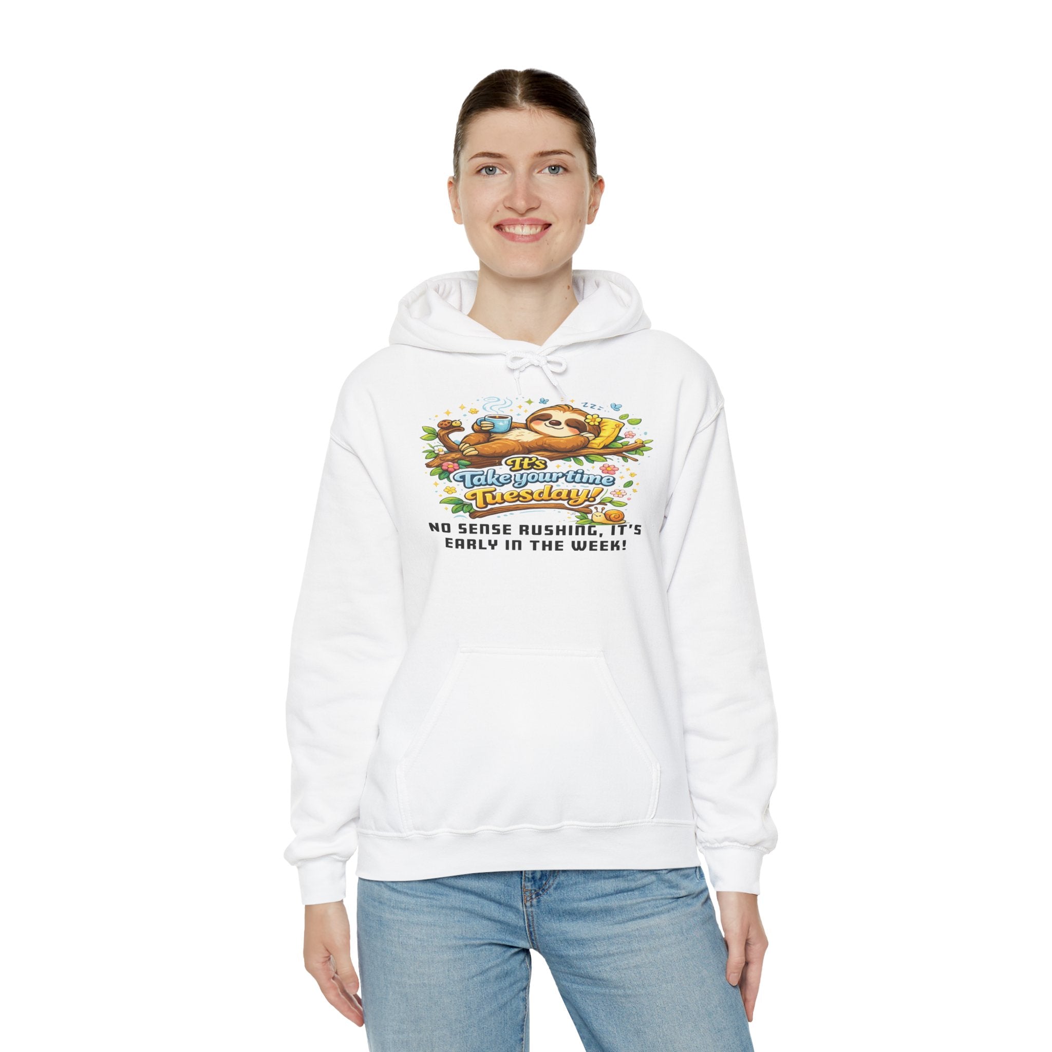 Tuesday - Procrastination Sloth Series Hoodie