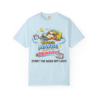 Monday - Procrastination Sloth Series T-shirt