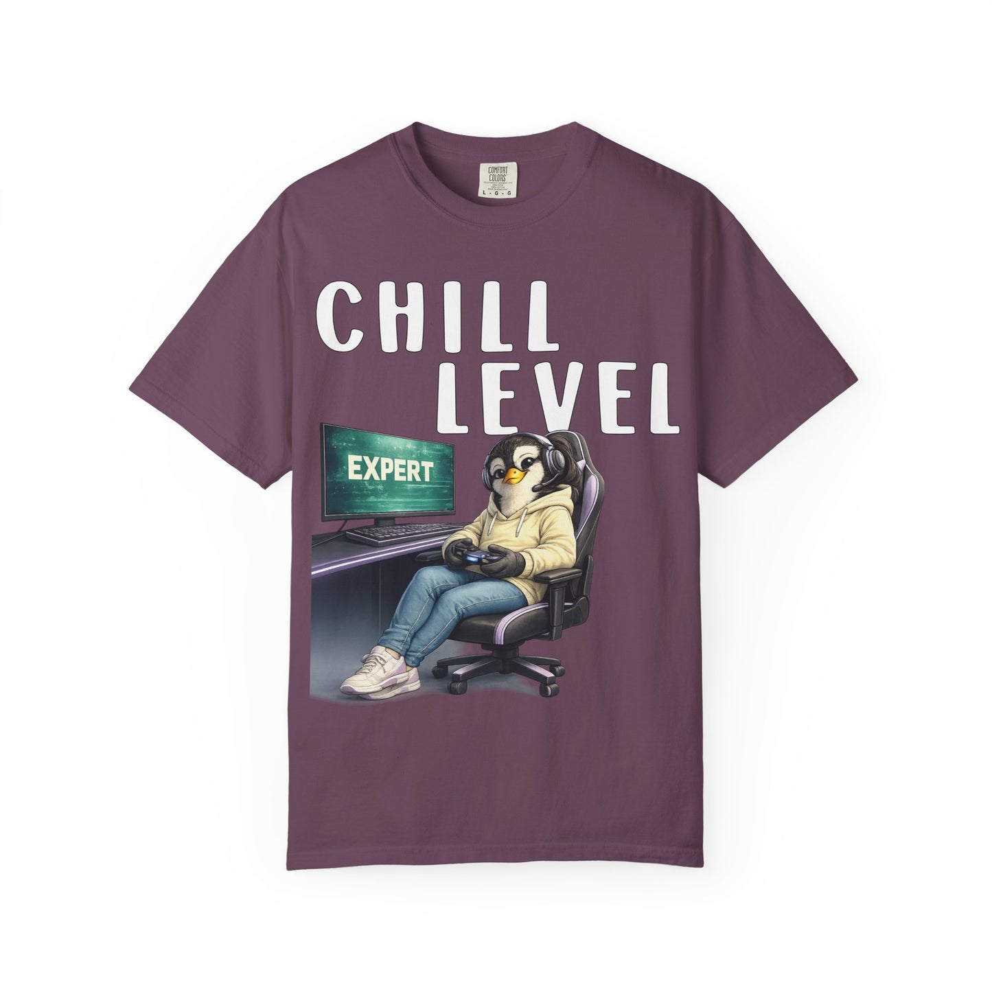 Chill Level Expert Girl T-shirt - Penguin Series