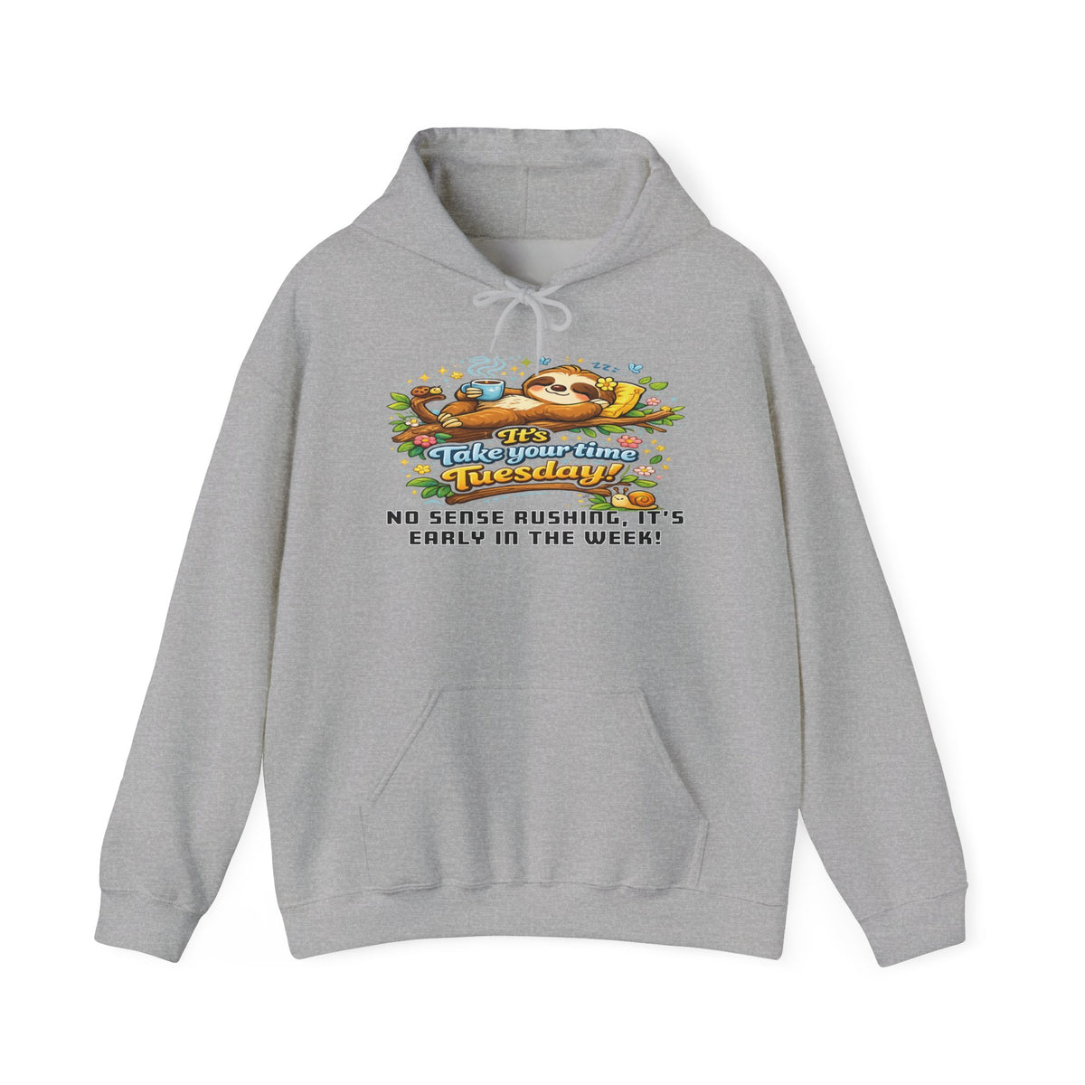 Tuesday - Procrastination Sloth Series Hoodie
