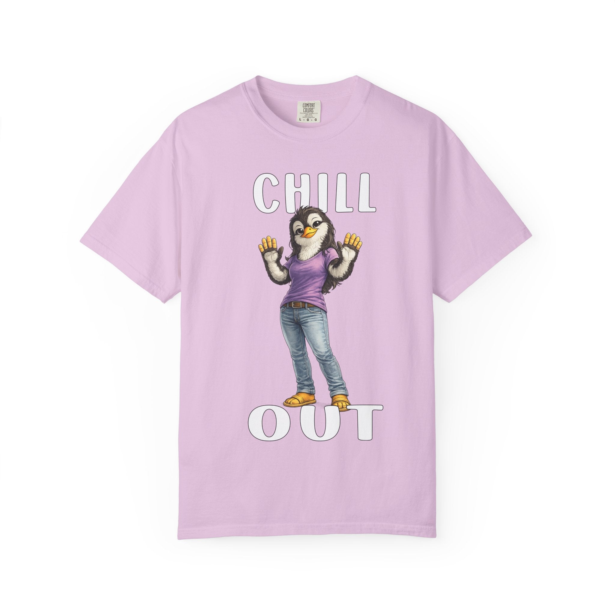 Chill Out Girl T-shirt - Penguin Series