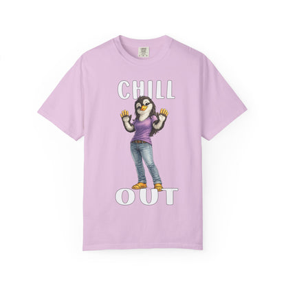 Chill Out Girl T-shirt - Penguin Series