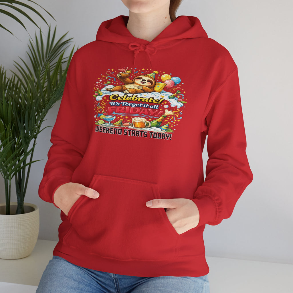 Friday - Procrastination Sloth Series Hoodie