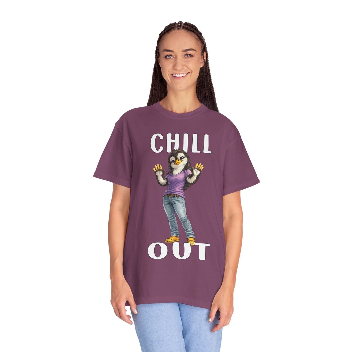 Chill Out Girl T-shirt - Penguin Series