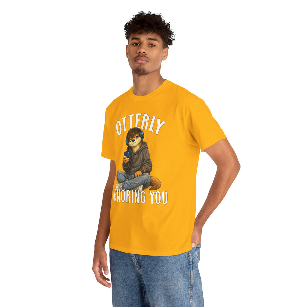 "Otterly Ignoring You" Teen Boy Tee - Otter Series