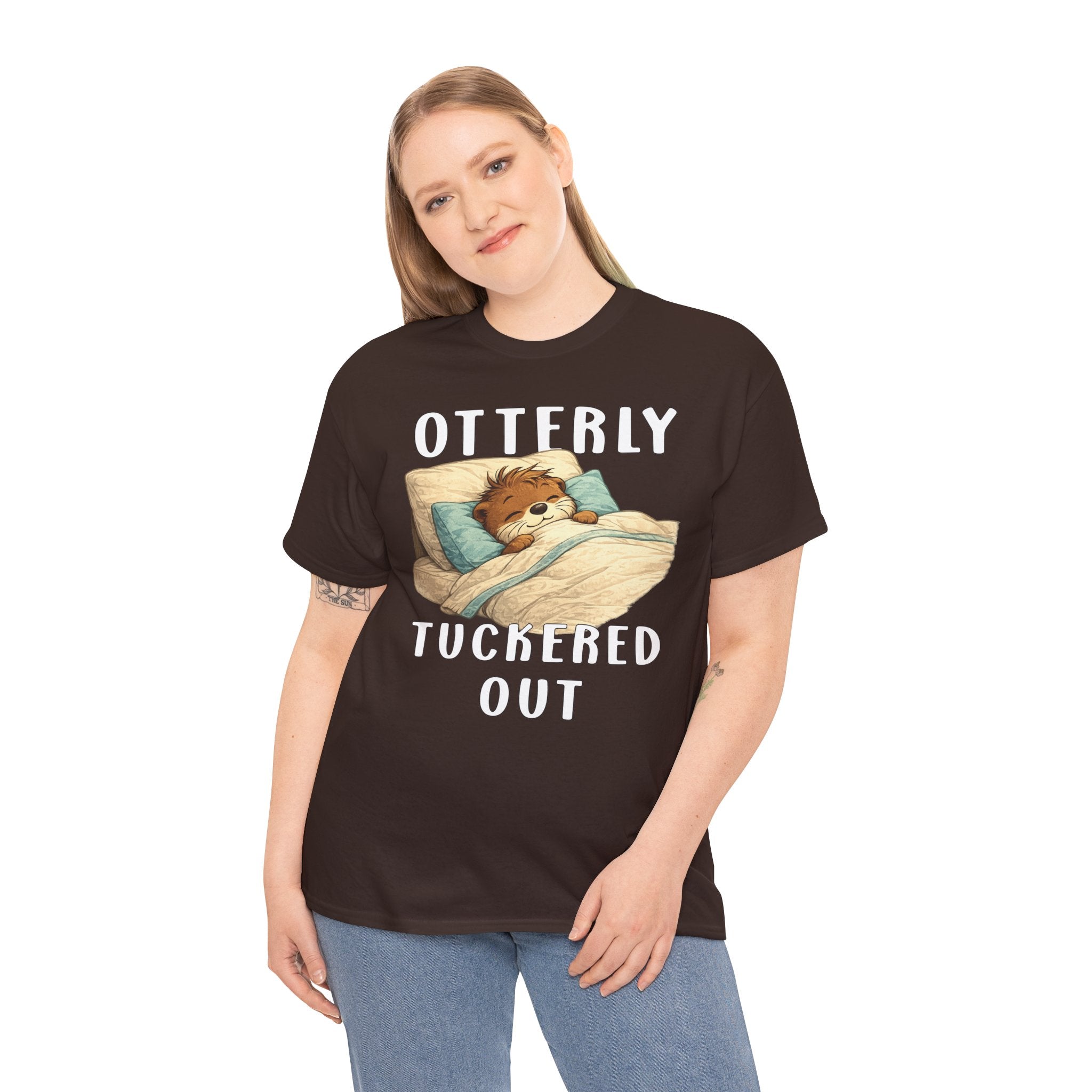 "Otterly Tuckered Out" Tee - Otter Series