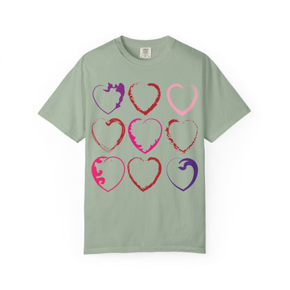 Nine Hearts Valentine's Day T-shirt