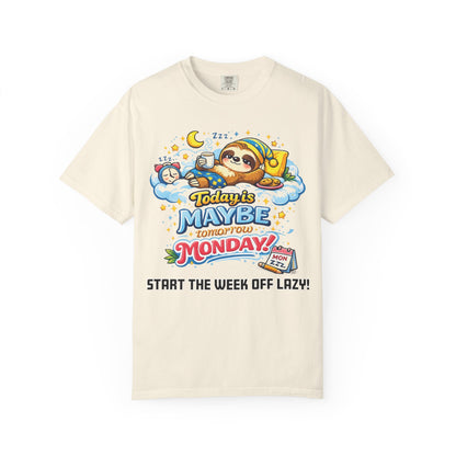 Monday - Procrastination Sloth Series T-shirt