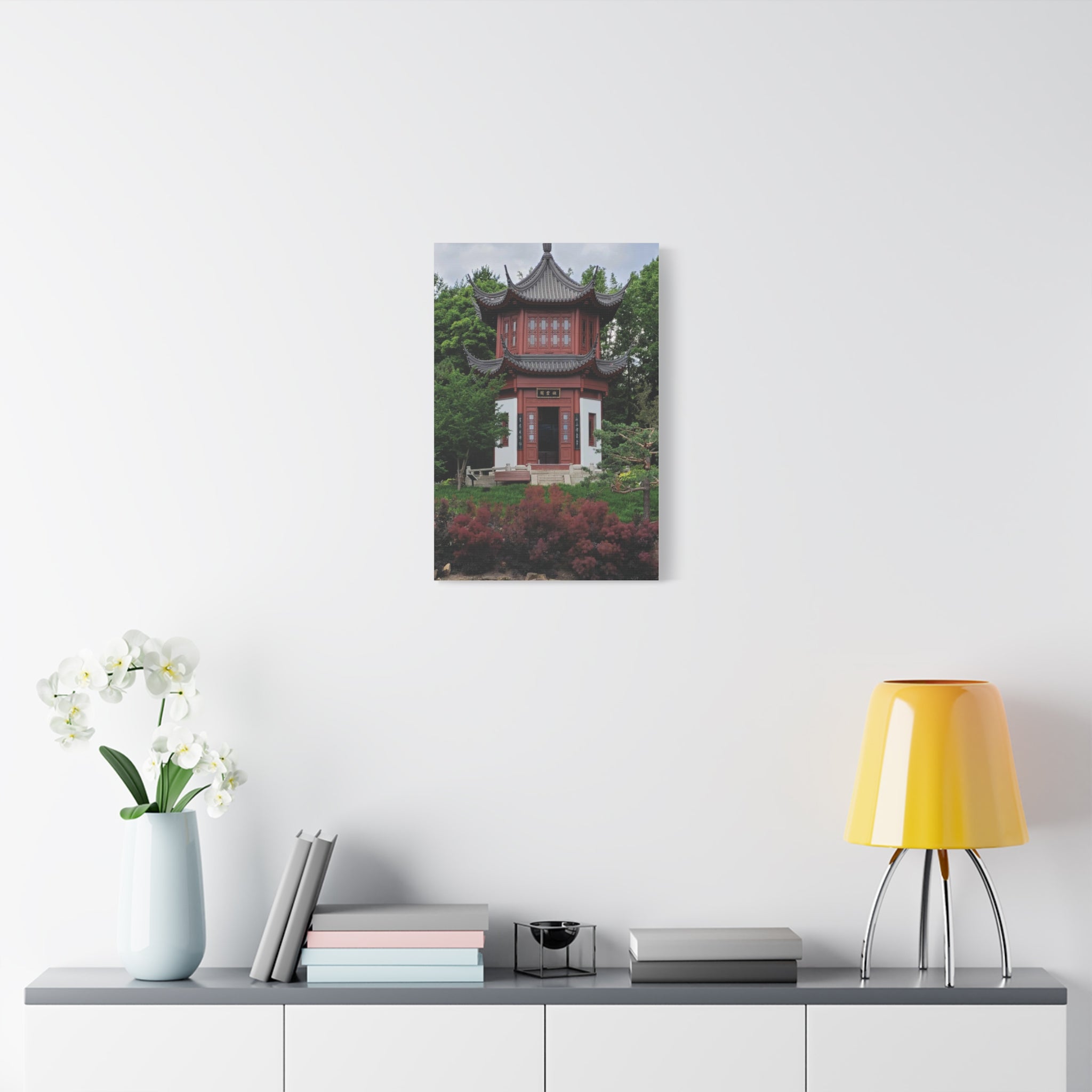 "Pavillion of Friendship" photograph on stretched canvas