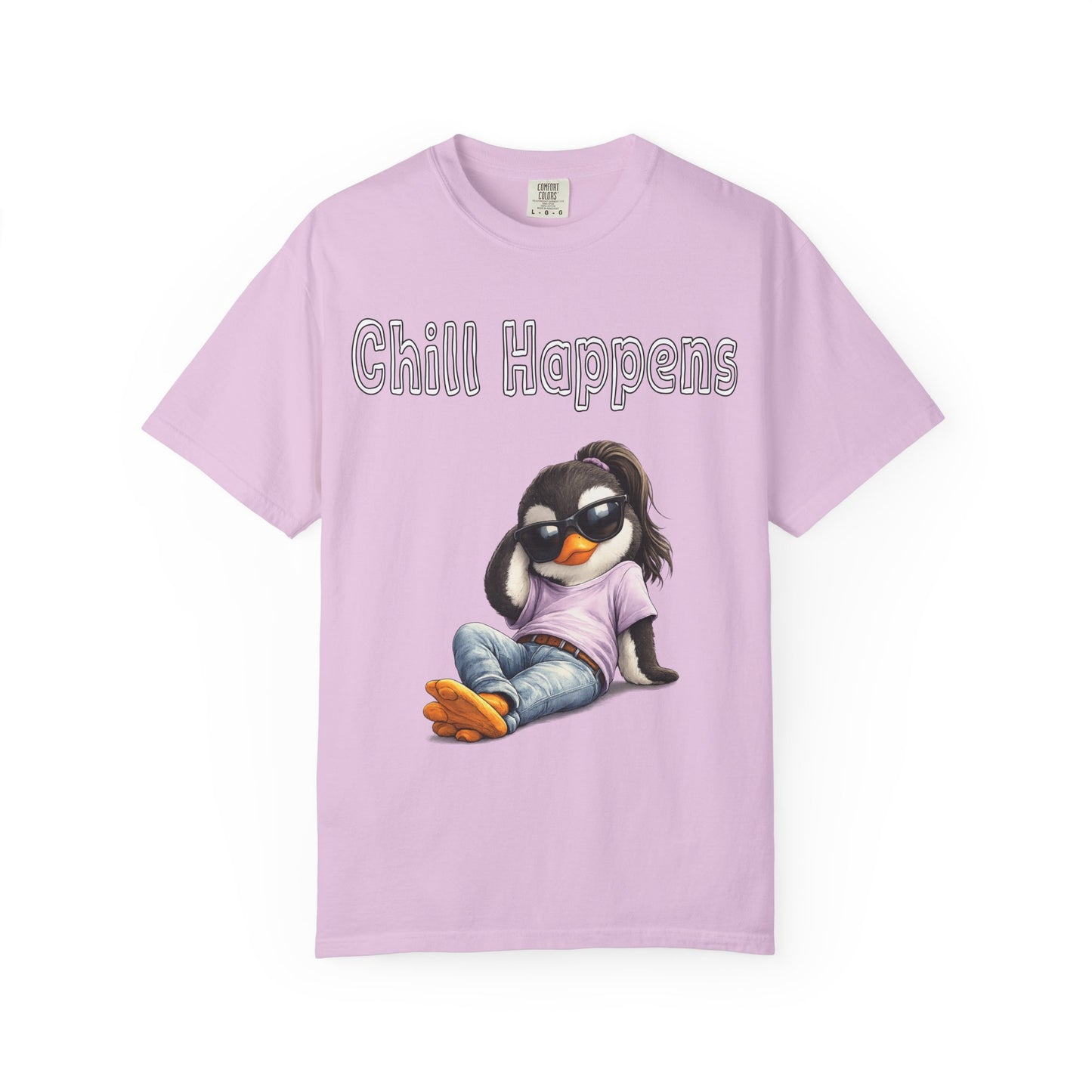"Chill Happens" T-shirt Penguin Series