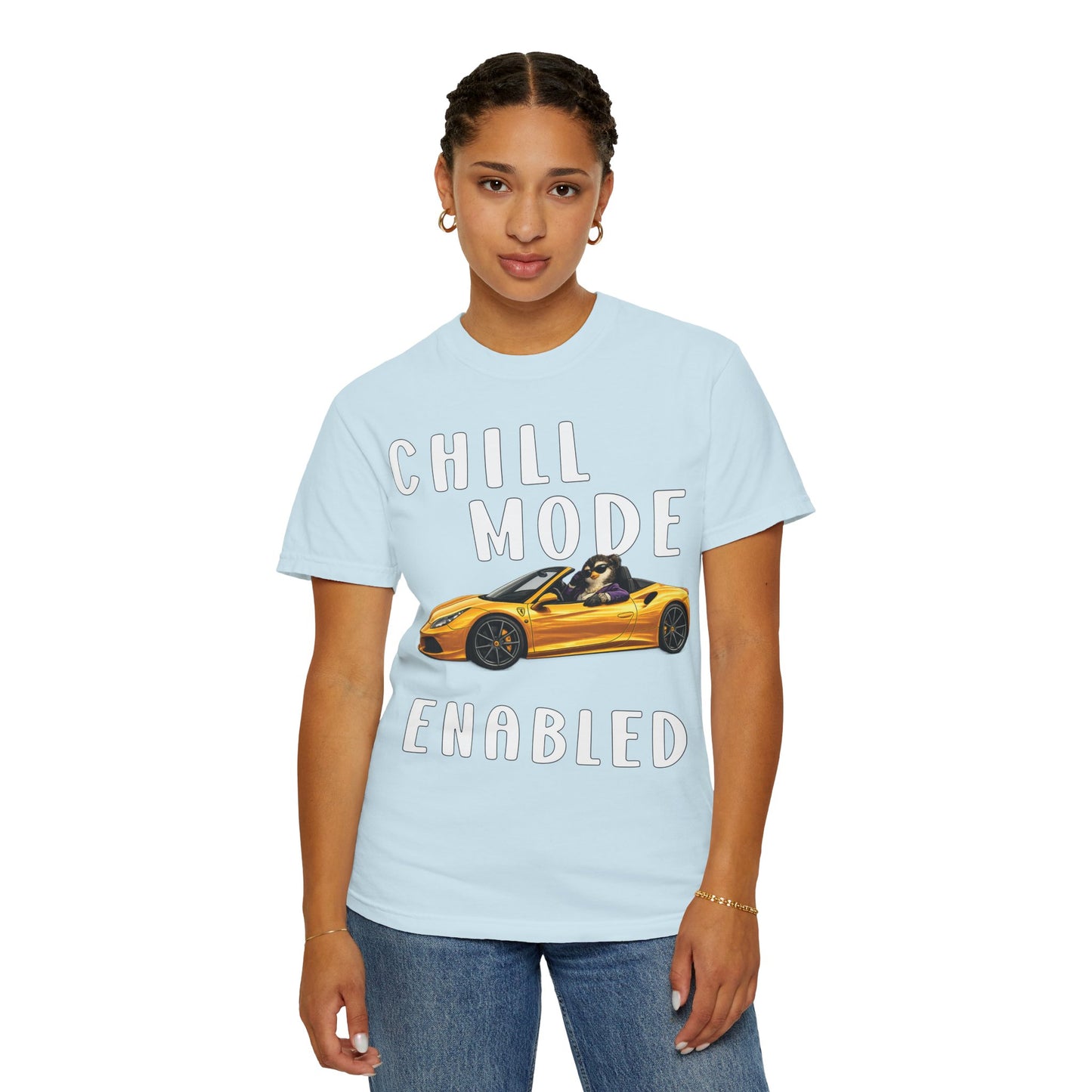 Chill Mode Enabled Girl T-shirt - Penguin Series