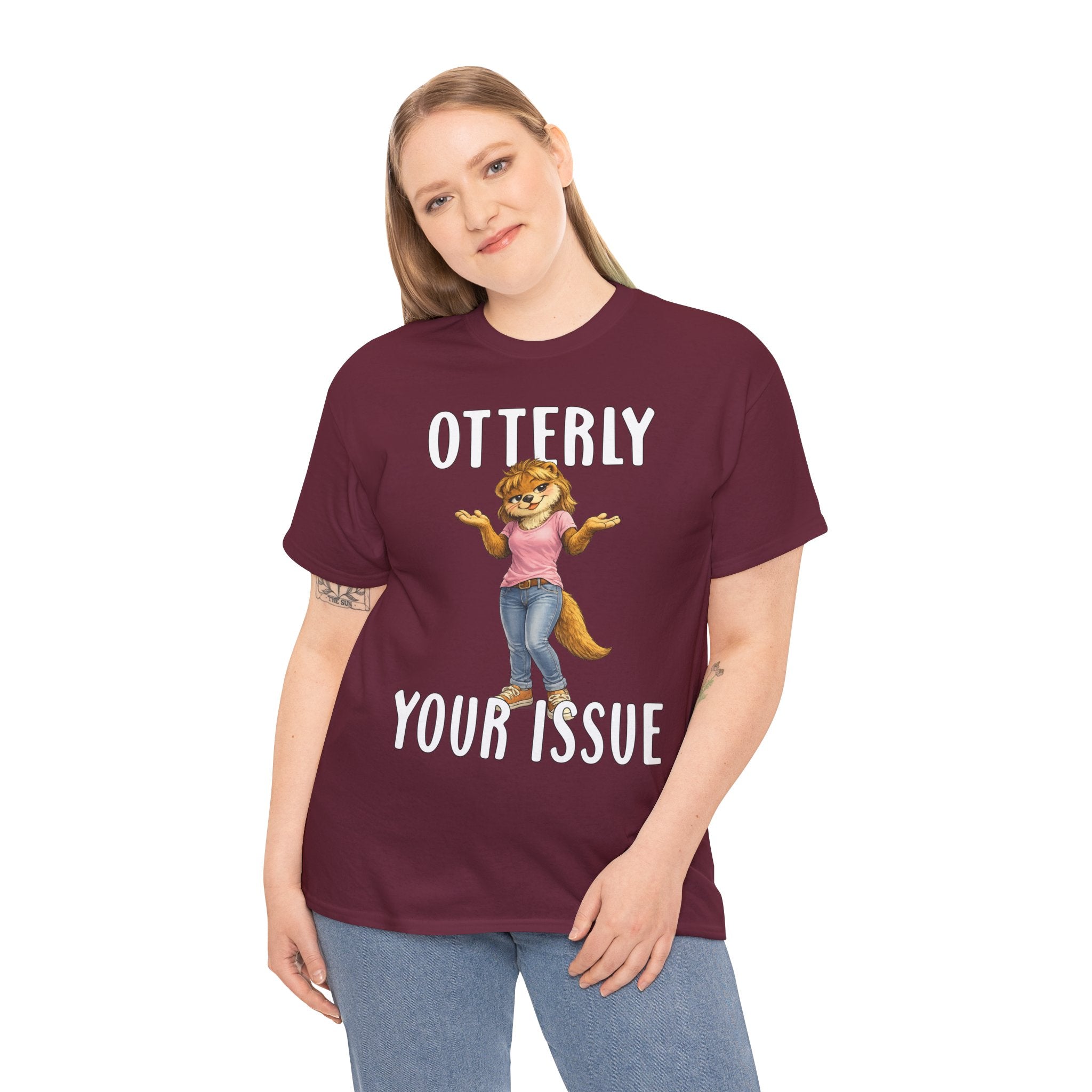 "Otterly Your Issue" Girl Tee - Otter Series