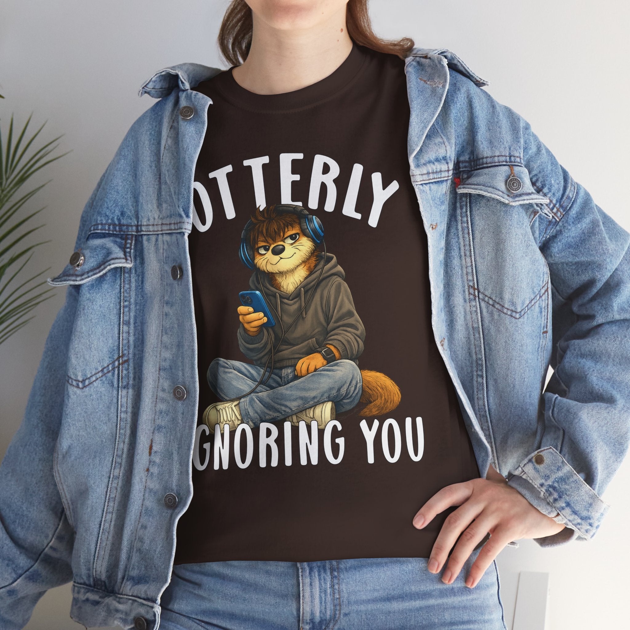 "Otterly Ignoring You" Teen Boy Tee - Otter Series