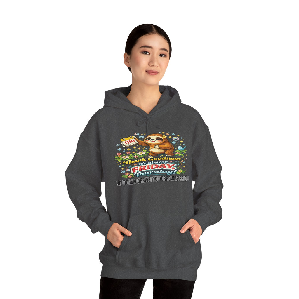 Thursday - Procrastination Sloth Series Hoodie