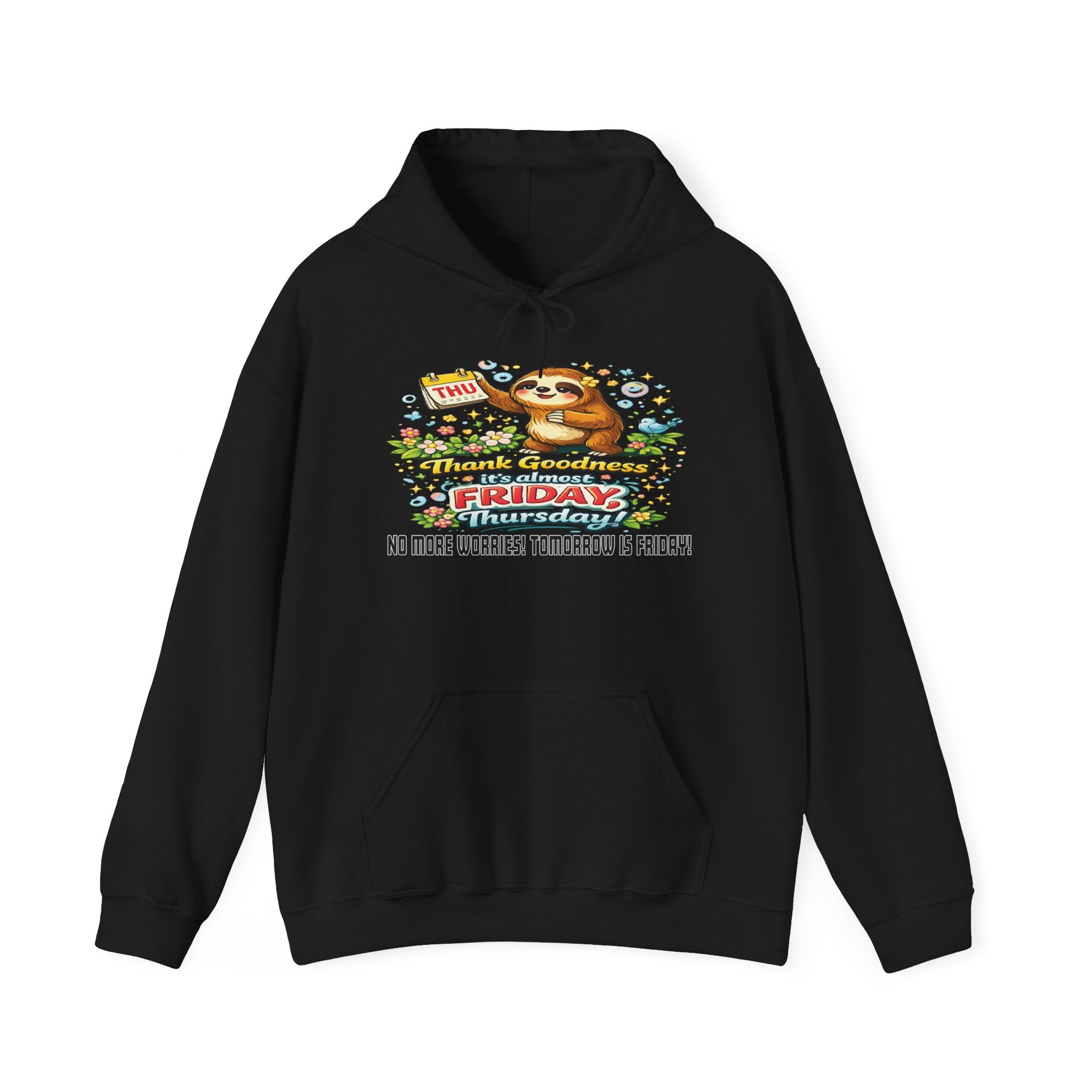 Thursday - Procrastination Sloth Series Hoodie