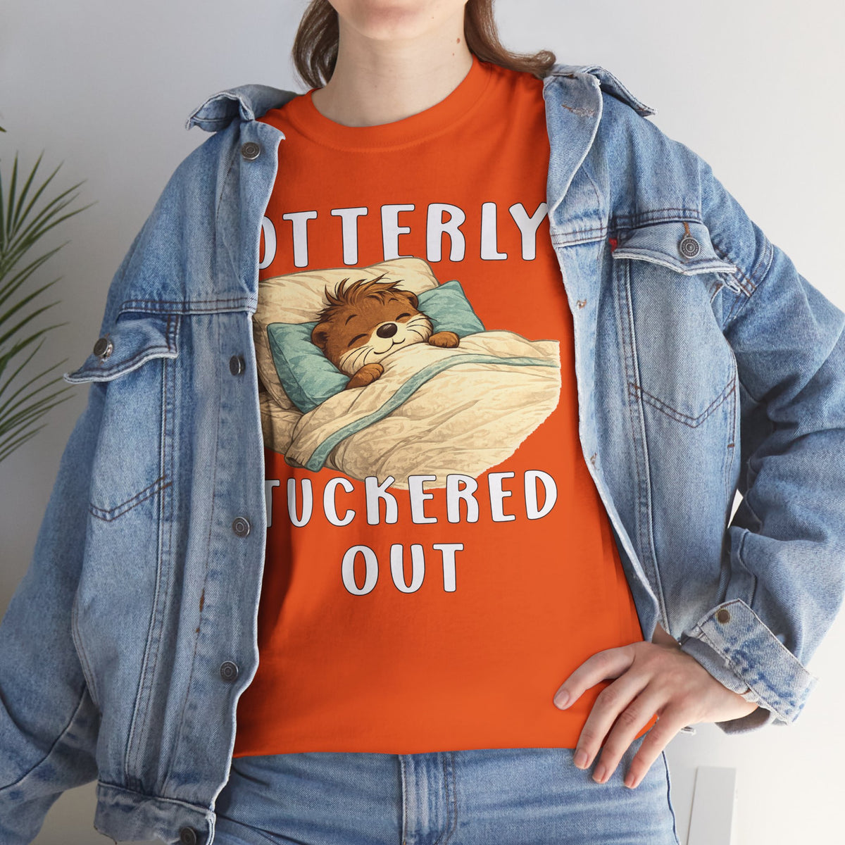 "Otterly Tuckered Out" Tee - Otter Series