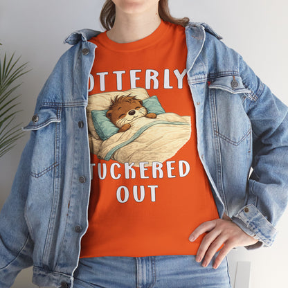 "Otterly Tuckered Out" Tee - Otter Series