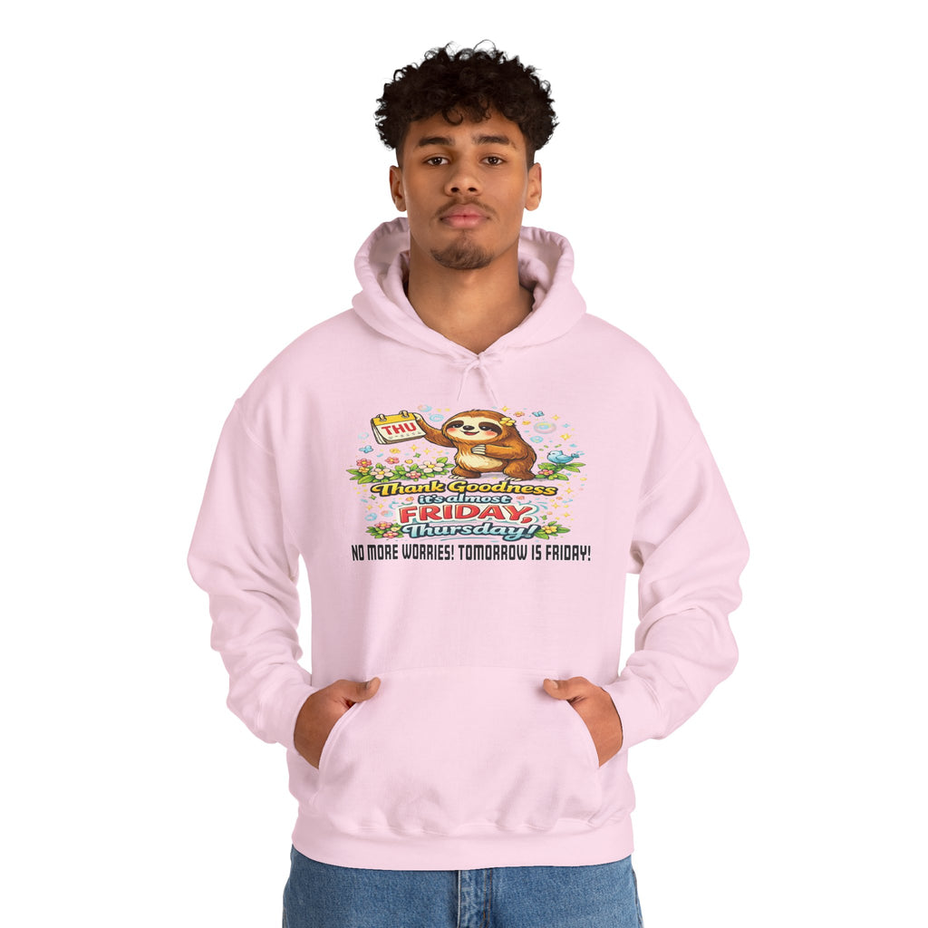 Thursday - Procrastination Sloth Series Hoodie