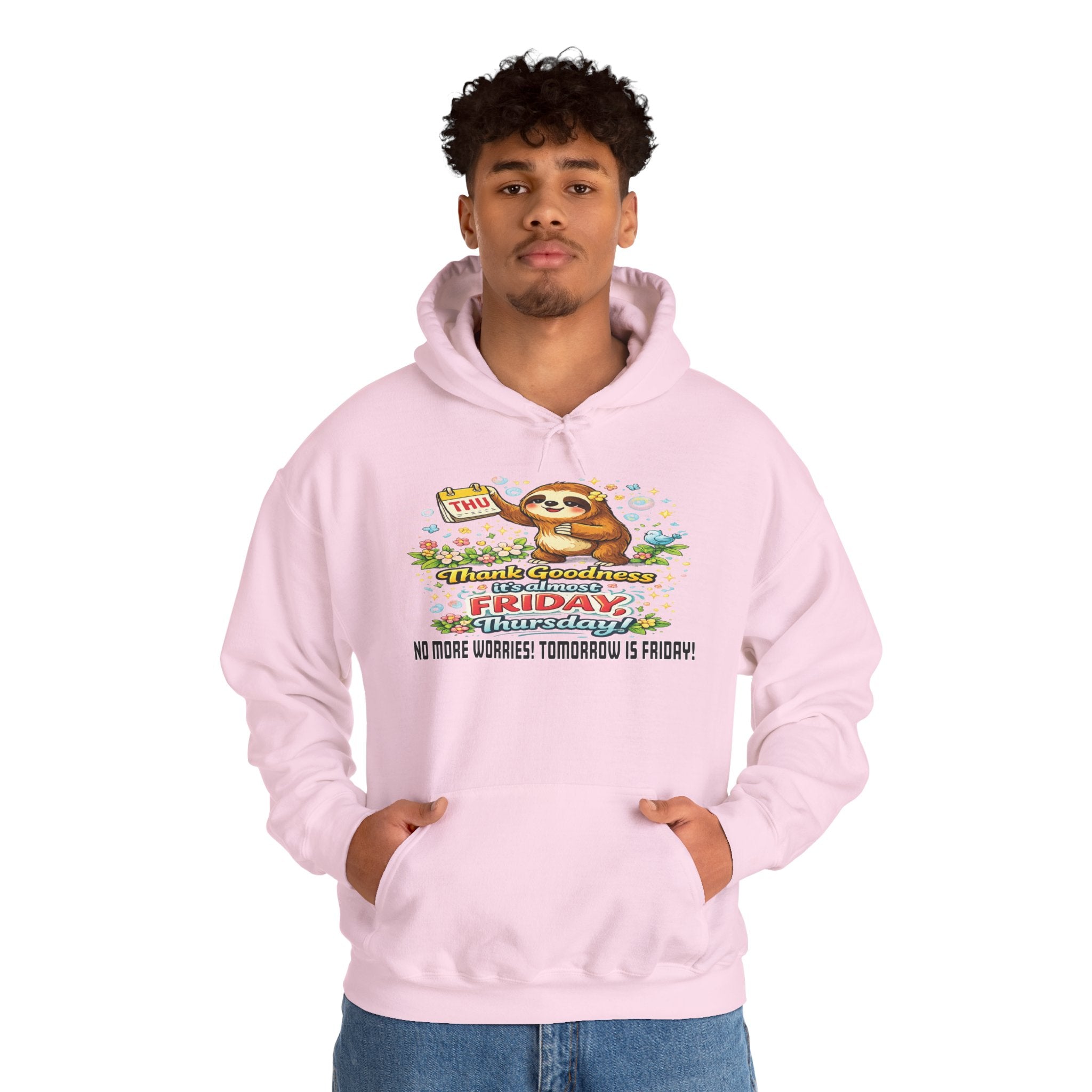 Thursday - Procrastination Sloth Series Hoodie